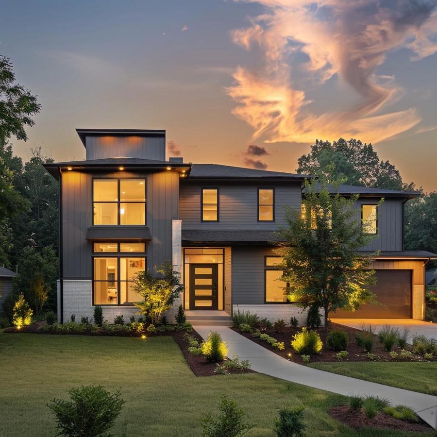 Alt text: "Charming white house with a We Buy Houses Mississippi sign in front."