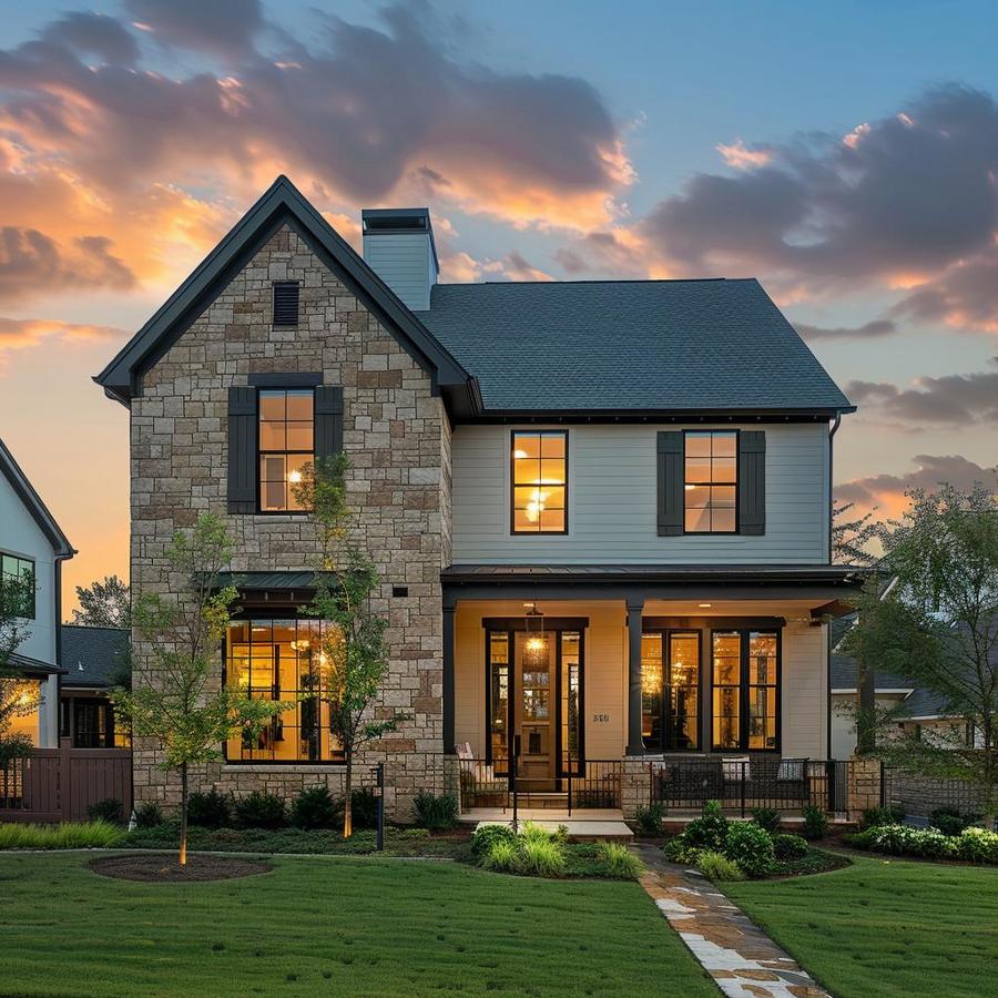 "We Buy Houses Mississippi" sign in front of a beautiful suburban home.