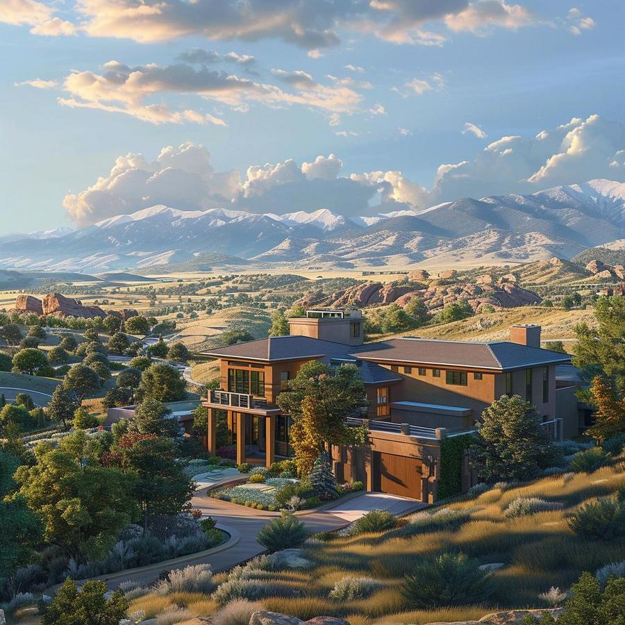 Alt text: Illustration showing "We Buy Houses Colorado" process with cash home buying companies.