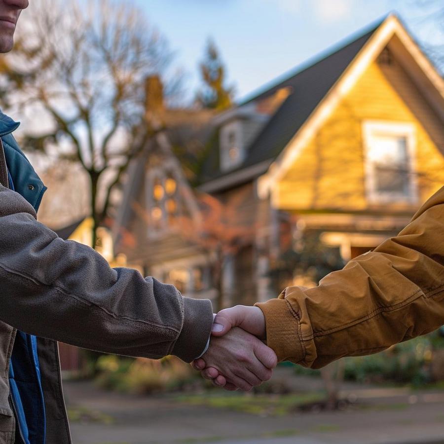 Alt text: "Comparison of selling to cash buyer vs. traditional selling. We Buy Houses Oregon."