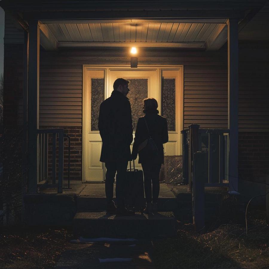 "Image showing safety concerns and domestic violence, asking Who Has to Leave the House in a Divorce?"