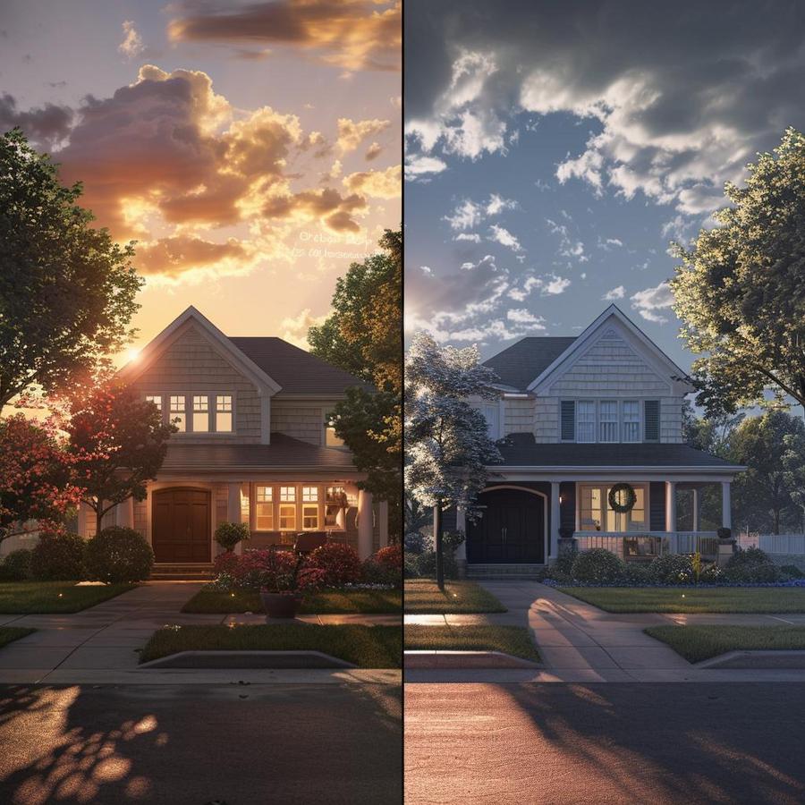 "Image comparing Short Sale vs Foreclosure options for homeowners."