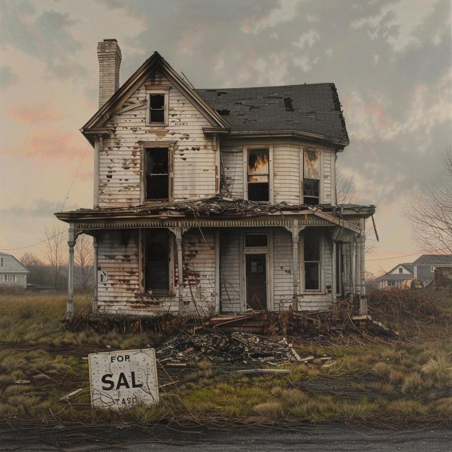 Alt text: Essential tips for selling a fire damaged house to potential buyers.