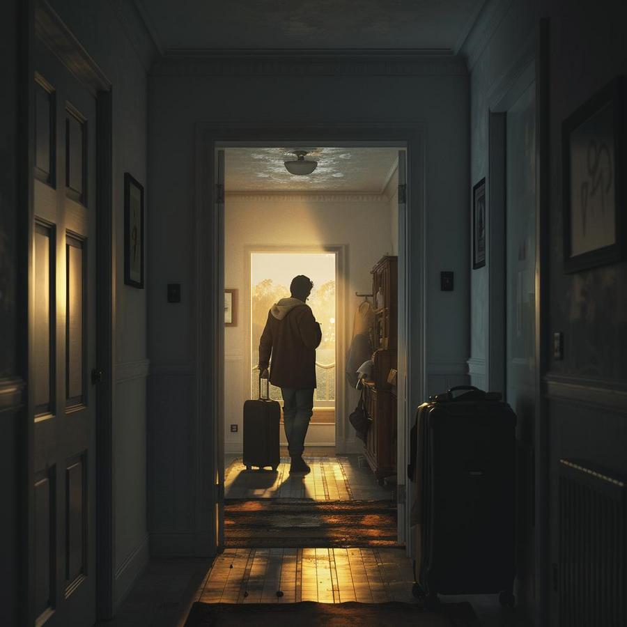 Alt text: "Financial and legal considerations when leaving the marital home. Who has to leave?"