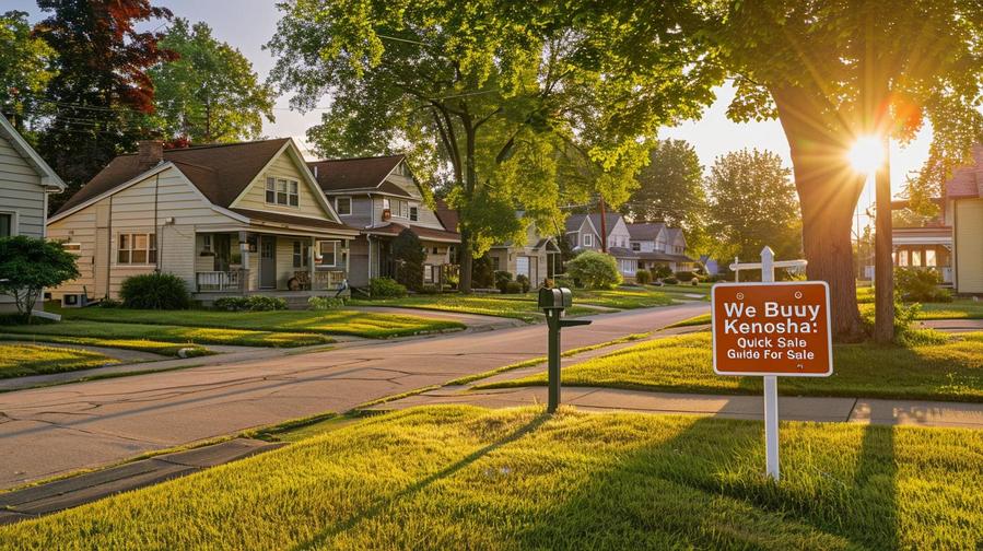 Alt text: Illustration showing how cash home buying companies work - we buy houses Kenosha.