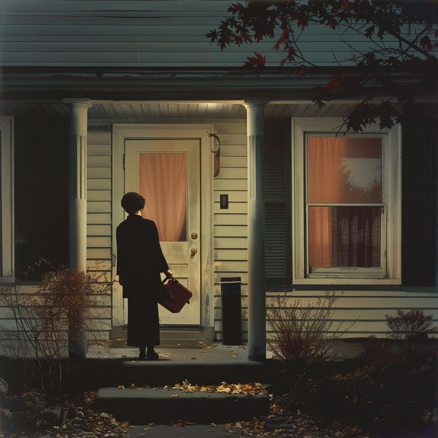 Alt Text: Image with text "Who Has to Leave the House in a Divorce?"