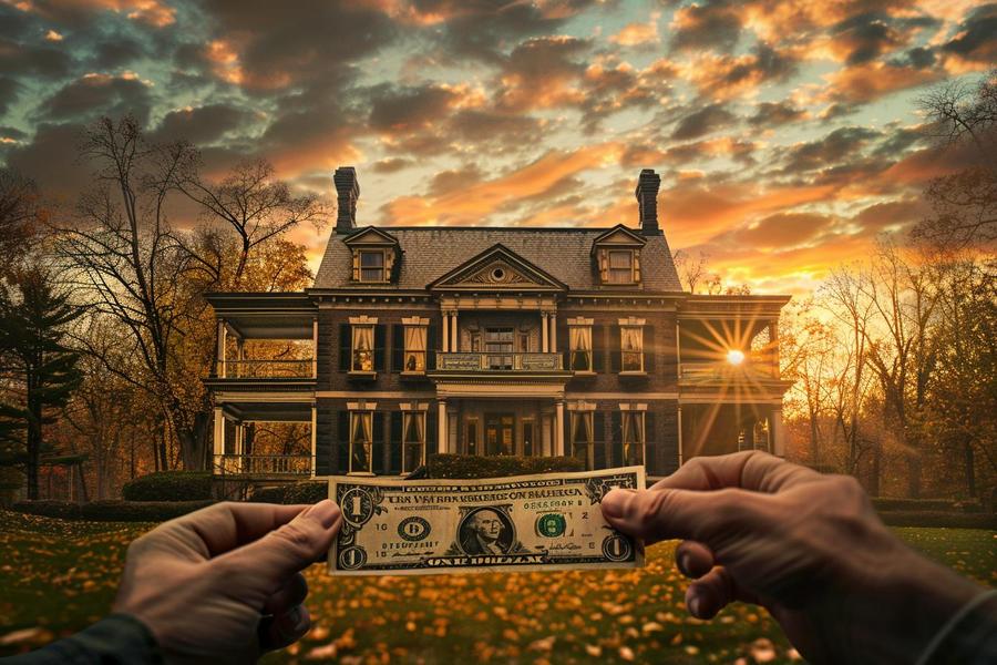 Image alt text: "Illustration of 'What Does it Mean when a House Sells for $1'"