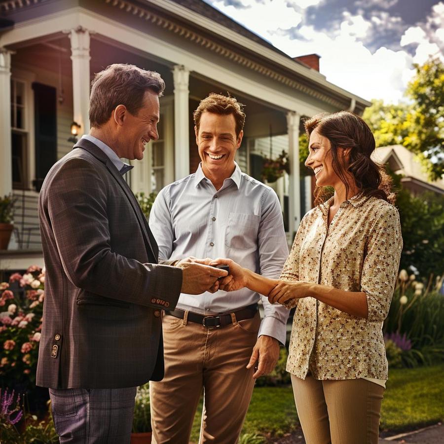 Alt text: Diagram showing the process for "we buy houses Schaumburg."