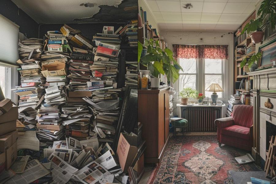 Alt text: A visual guide on How To Sell a Hoarder House effectively.