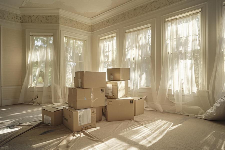 Alt text: "Illustration of legal implications when selling a house during divorce."