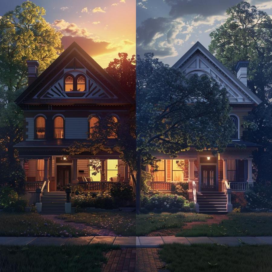 Alt text: "Illustration showing Short Sale vs Foreclosure: Major Differences comparison chart."