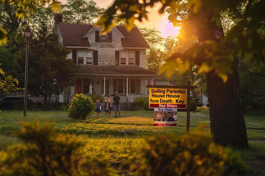 Alt text: "Selling Parents House Before Death - Steps to Prepare House for Sale."