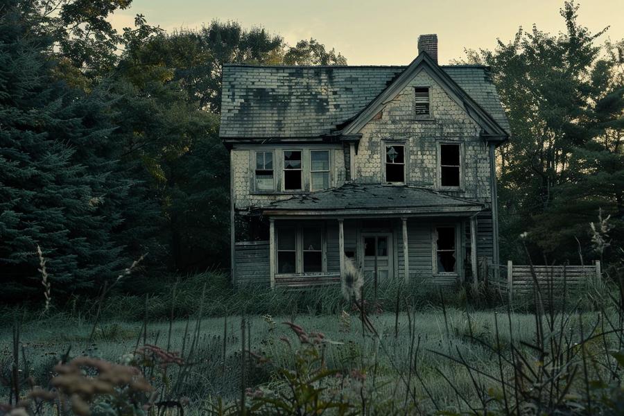 "Image showing a rundown house, asking: Can You Sell A Condemned House."