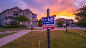 Exterior view of a house - sell my house fast Round Rock