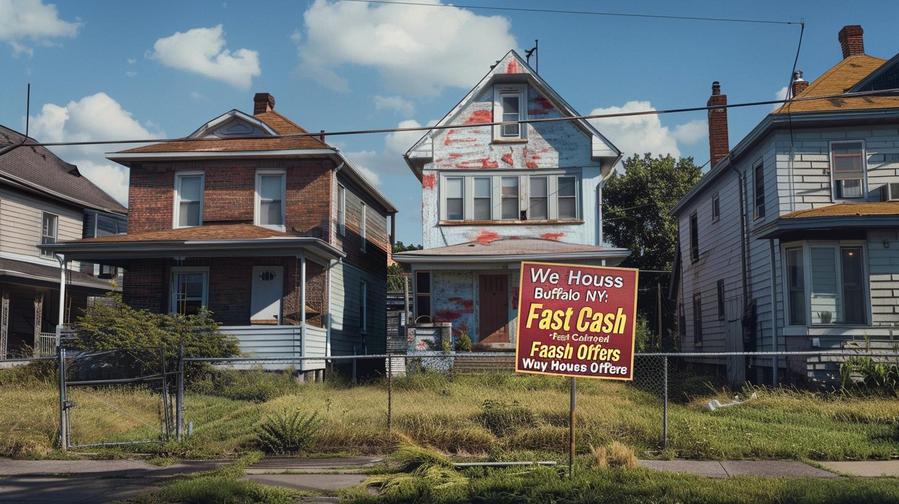 "Calculating cash offer for home sale, we buy houses Buffalo NY."