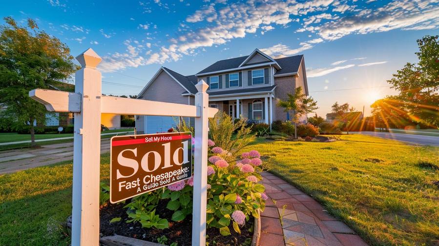 Alt text: "Guide to sell my house fast Chesapeake with home preparation tips."