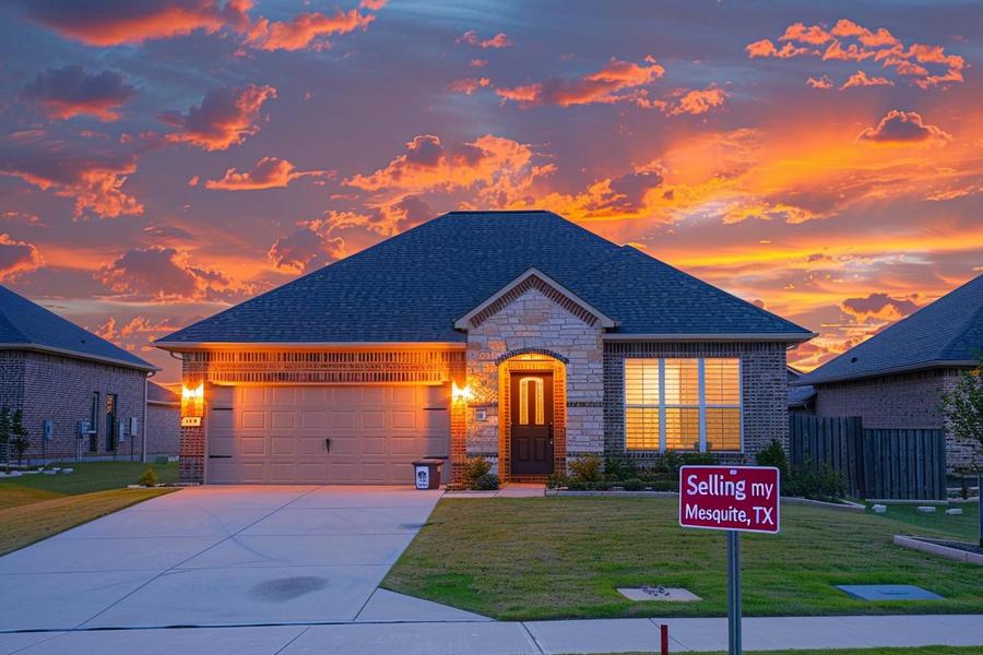 Alt text: "Promoting quick sale of Mesquite house, prioritize 'sell my house fast Mesquite TX'."