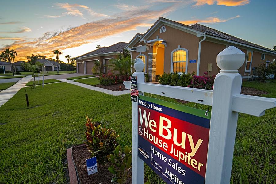 Alt text: "Discover the benefits: We buy houses Jupiter for cash! Make a stress-free sale."