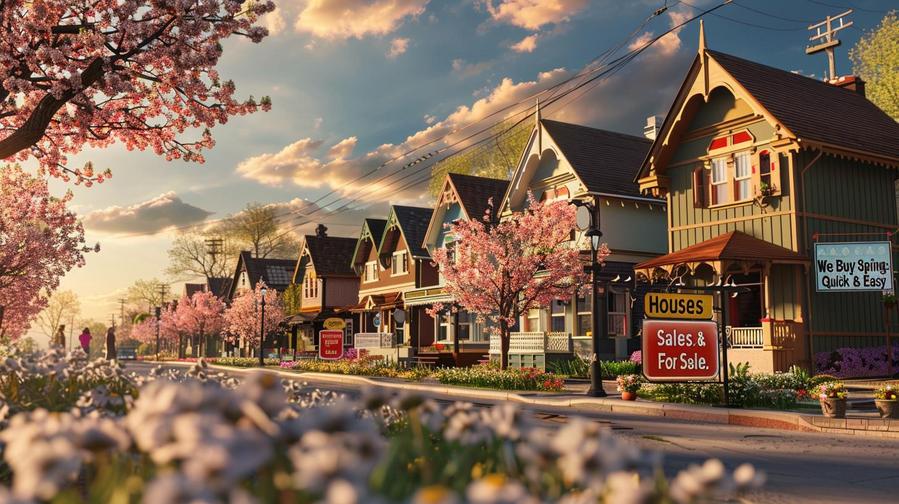 Alt text: "Learn why we buy houses Spring - selling for cash benefits in Texas."