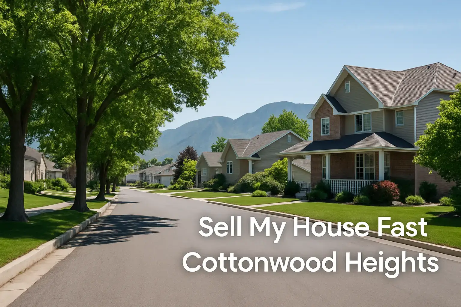 We Buy Houses Cottonwood Heights