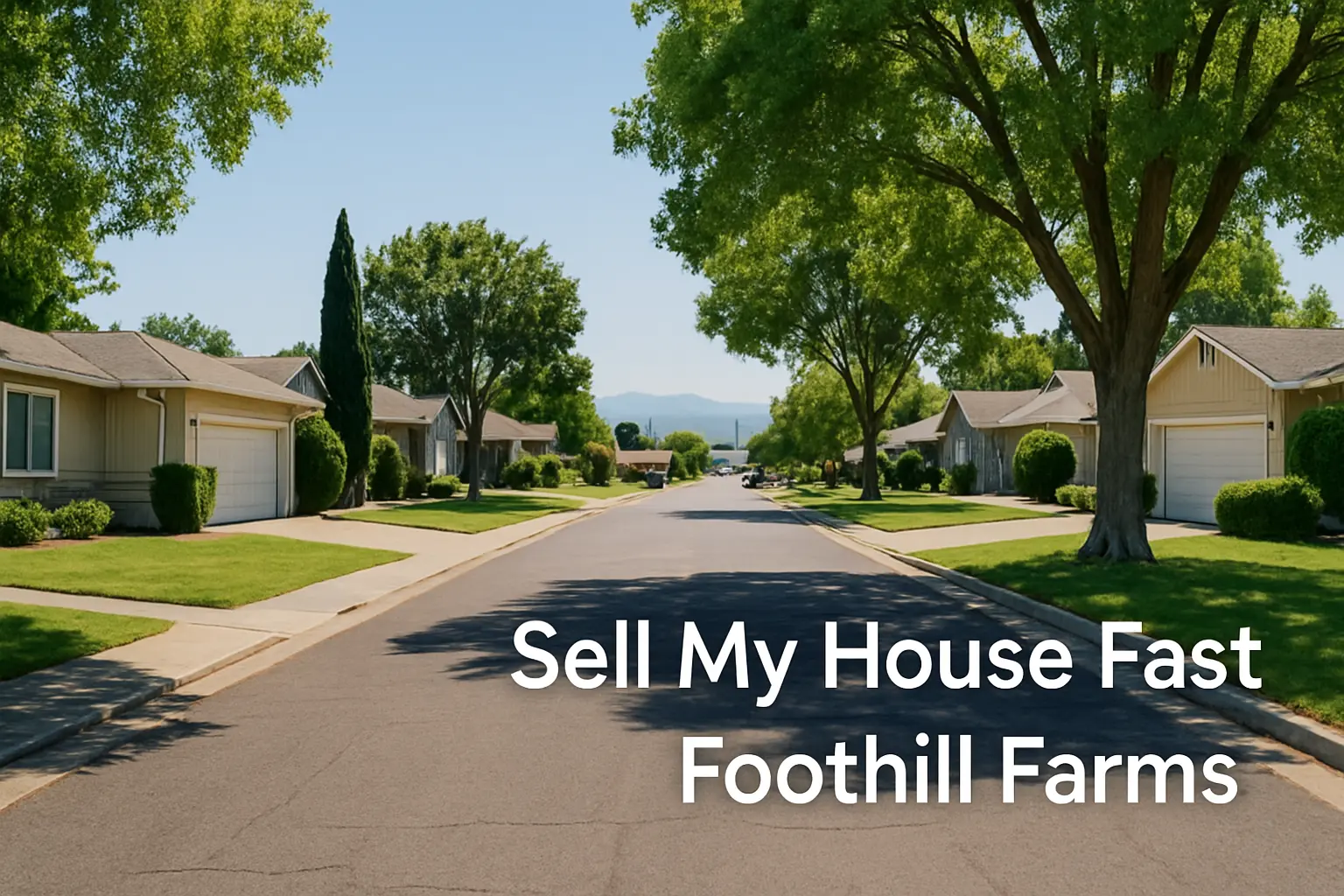 We Buy Houses Foothill Farms