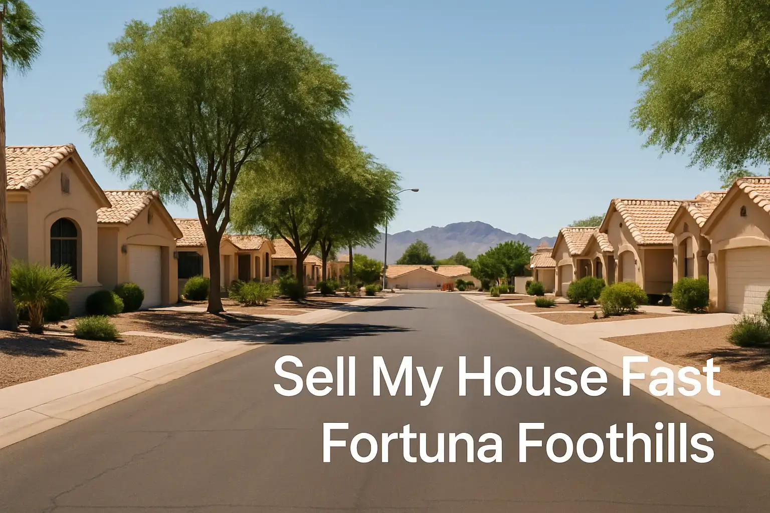 We Buy Houses Fortuna Foothills
