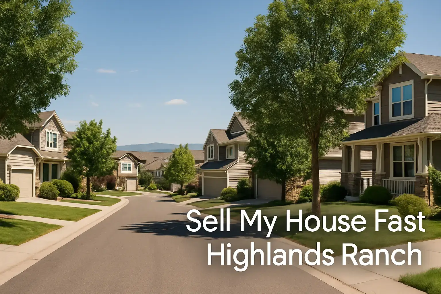 We Buy Houses Highlands Ranch