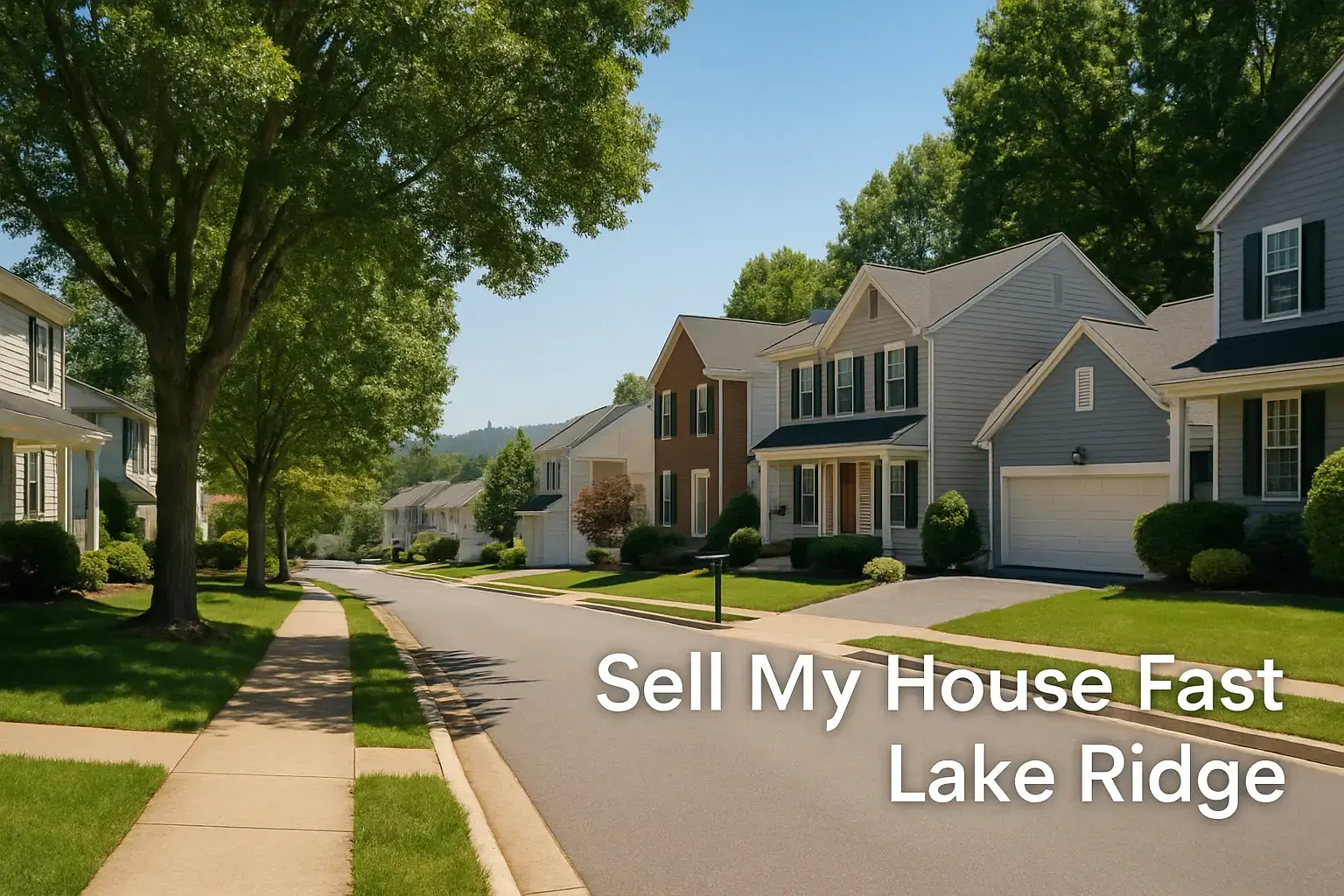 We Buy Houses Lake Ridge