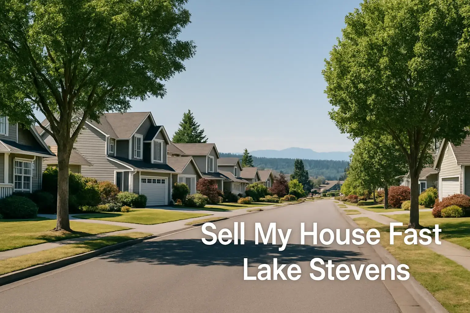 Selling My Lake Stevens House Fast We Buy Houses Lake Stevens