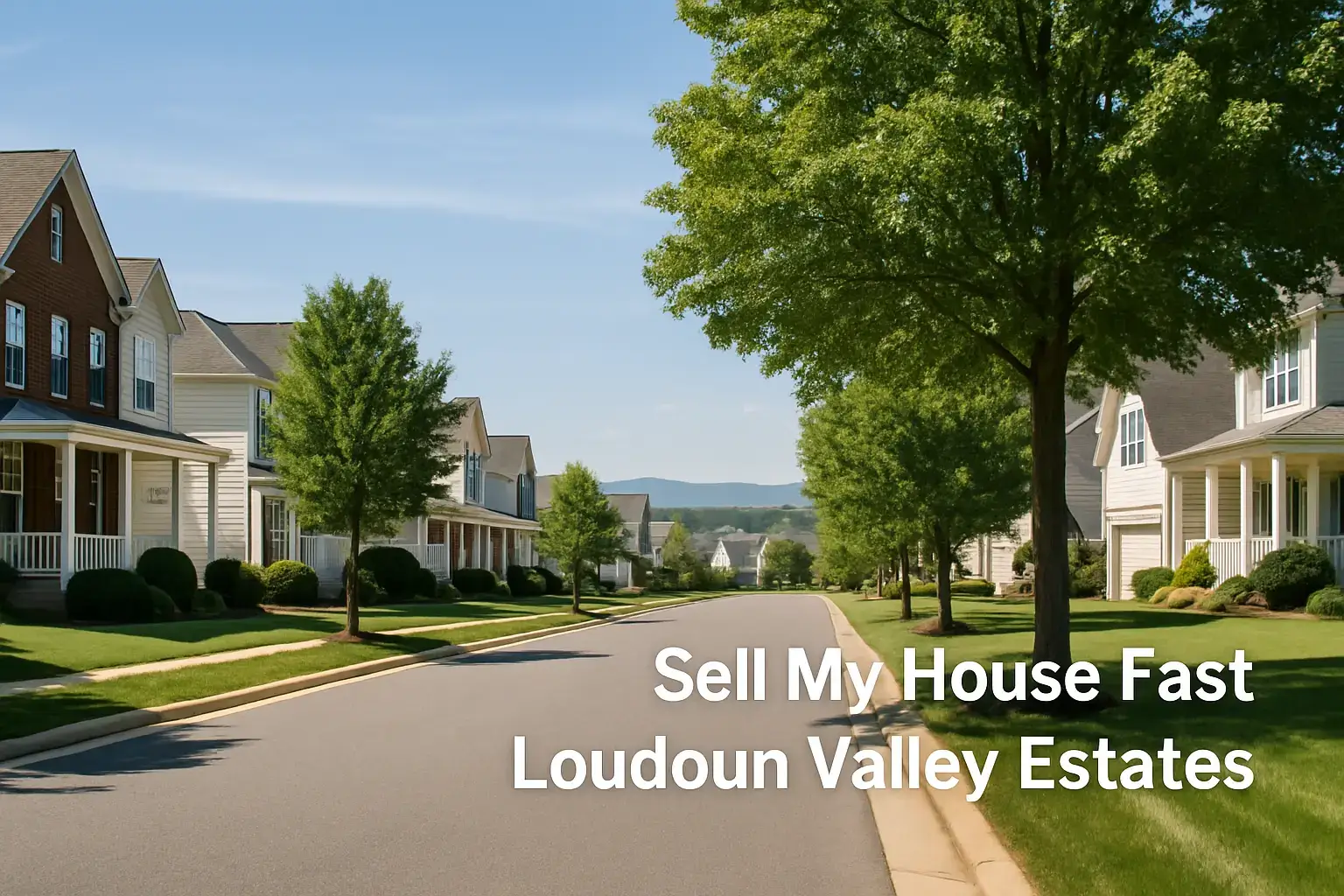 We Buy Houses Loudoun Valley Estates
