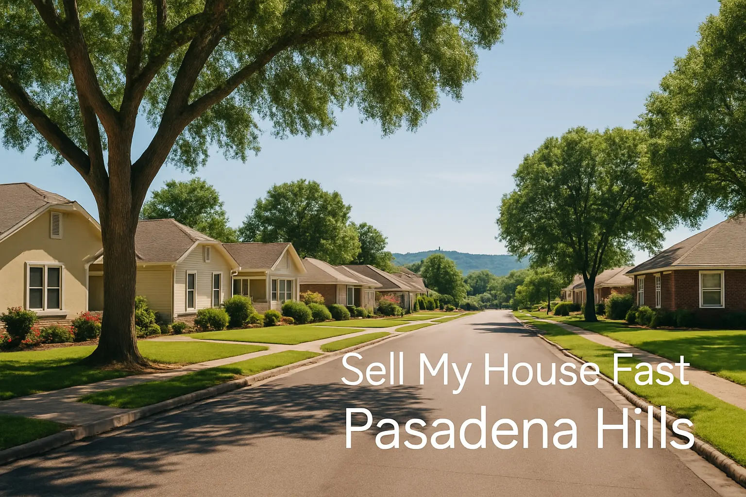 We Buy Houses Pasadena Hills