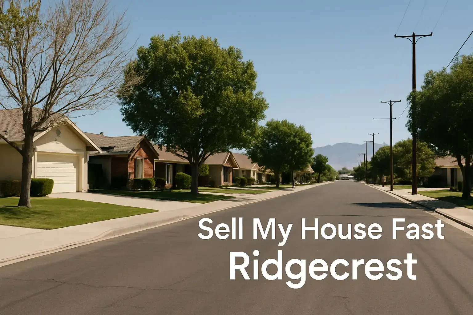 We Buy Houses Ridgecrest