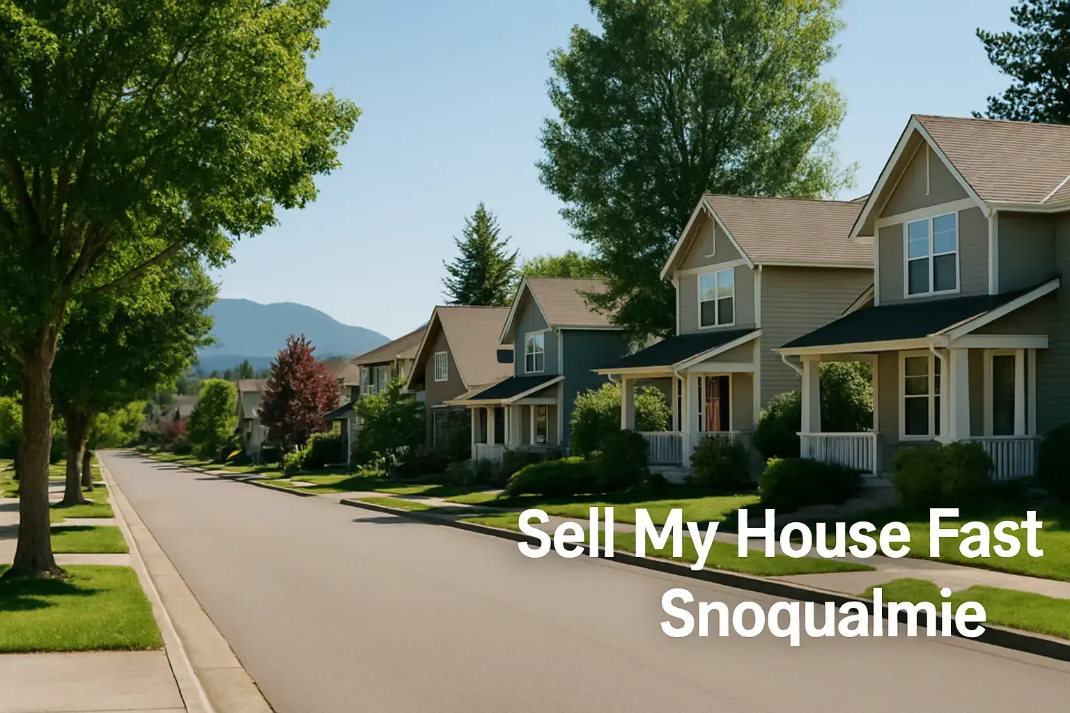 We Buy Houses Snoqualmie