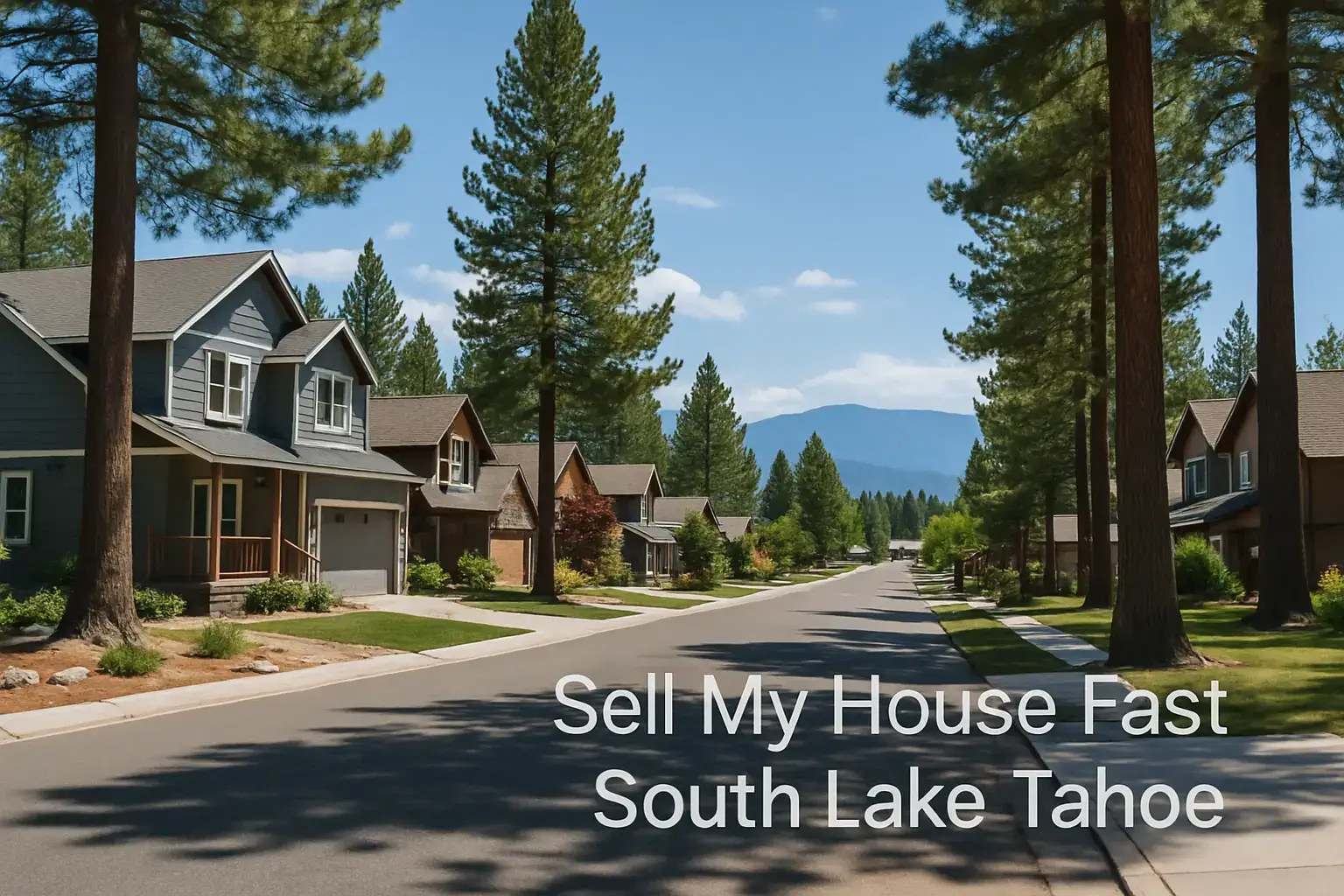 We Buy Houses South Lake Tahoe