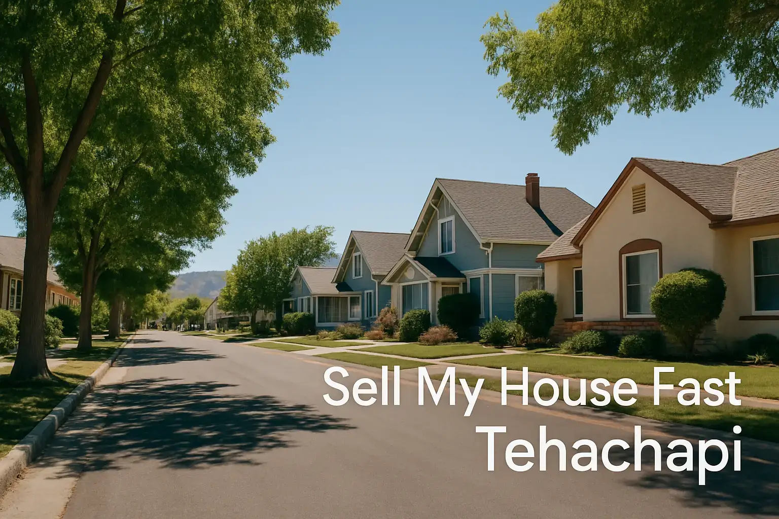We Buy Houses Tehachapi