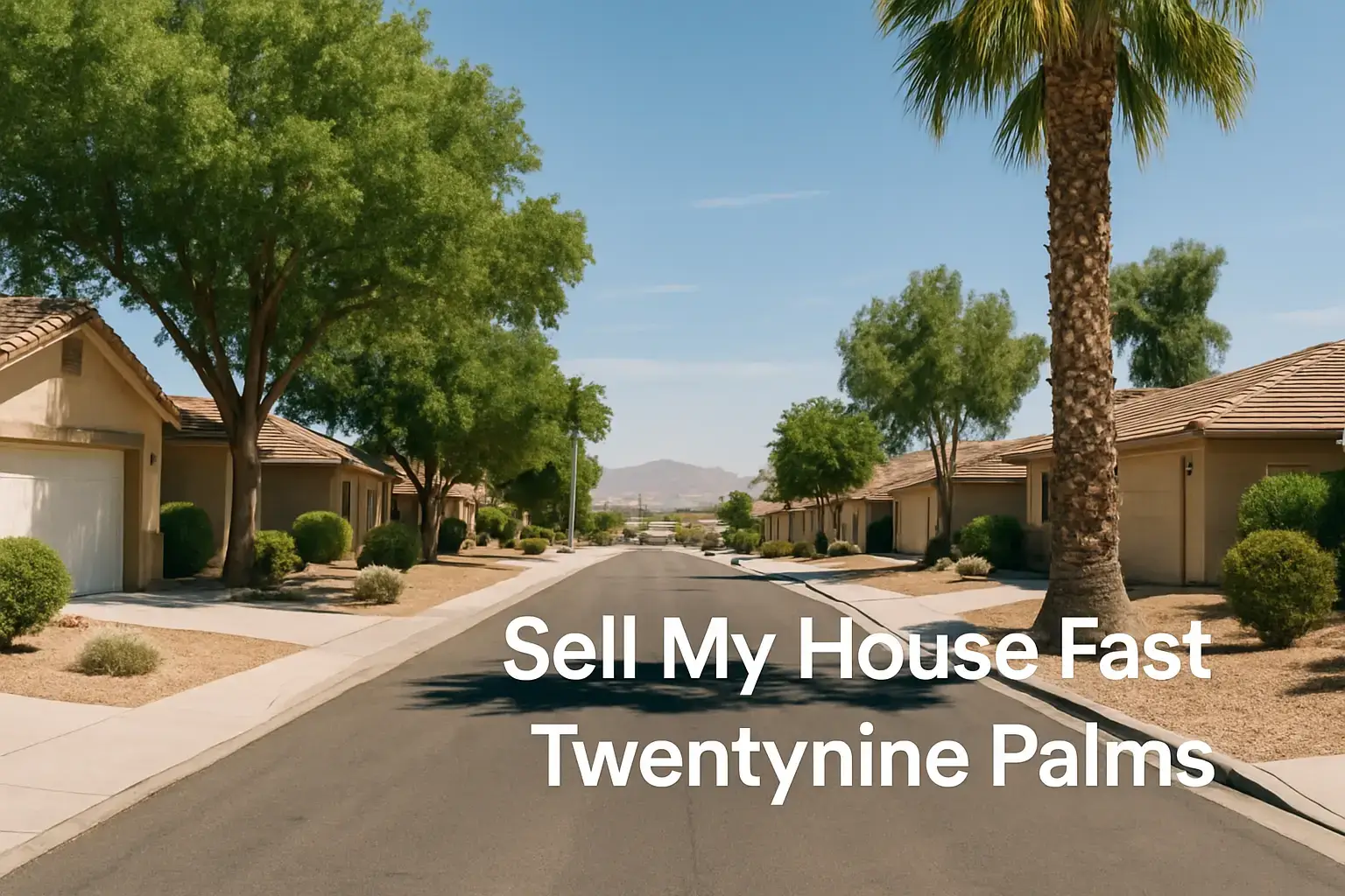 We Buy Houses Twentynine Palms