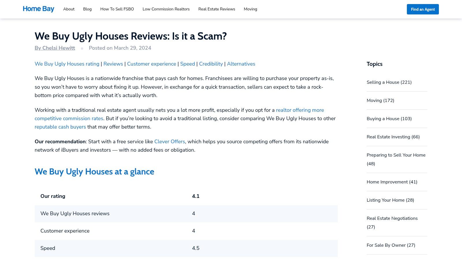 Home Bay (editorial review and rating roundup)