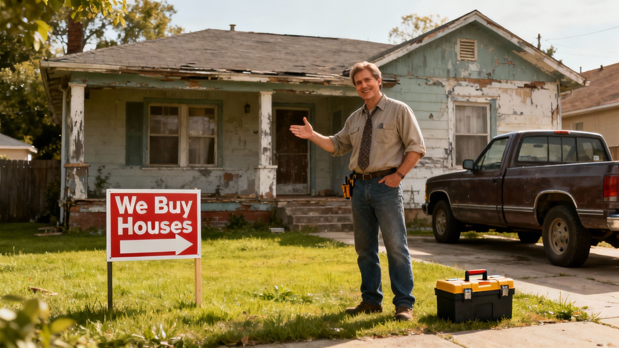 A team of local real estate investors reviewing blueprints and discussing renovation plans for a house, showing a hands-on approach.