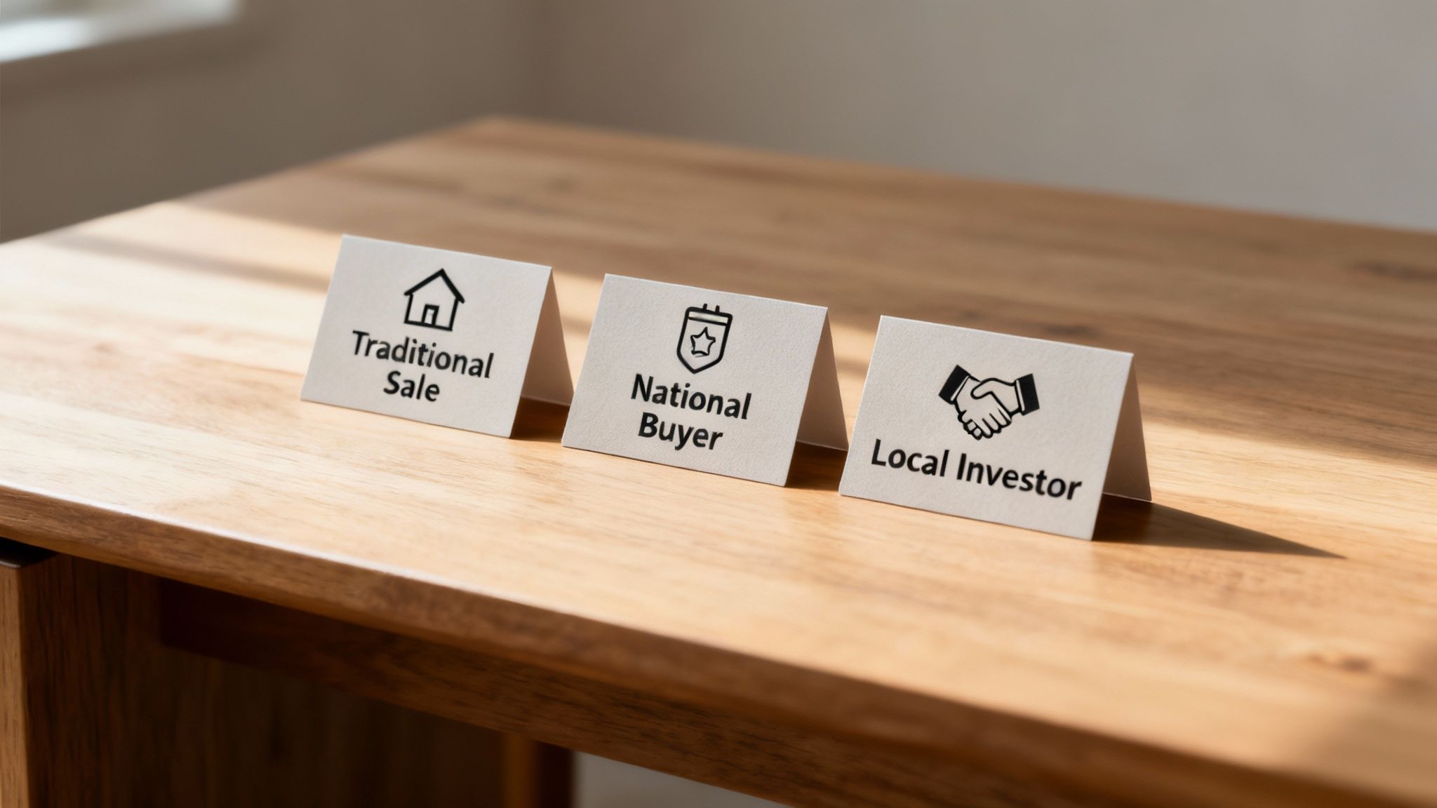 Distressed house example