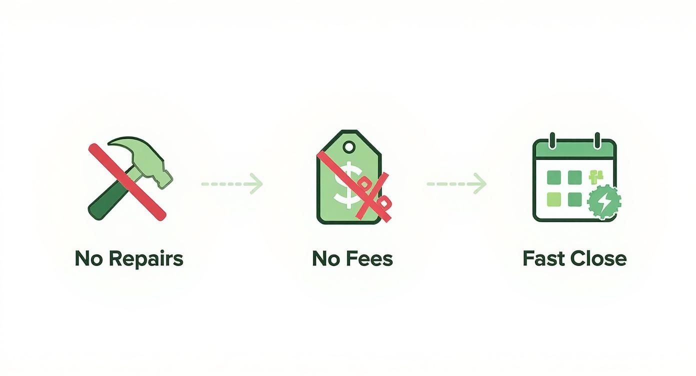 Infographic about cash home buyers ohio