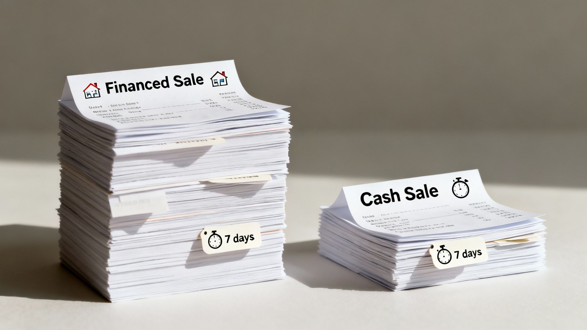 Cash buyers streamline closing