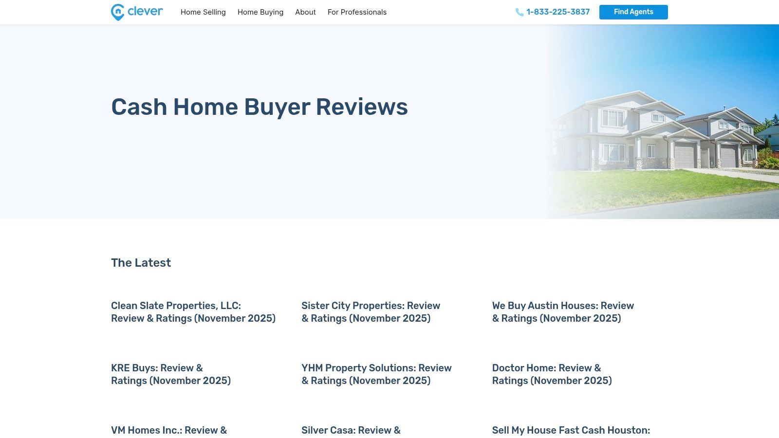 List With Clever (Cash Home Buyer Reviews Hub)