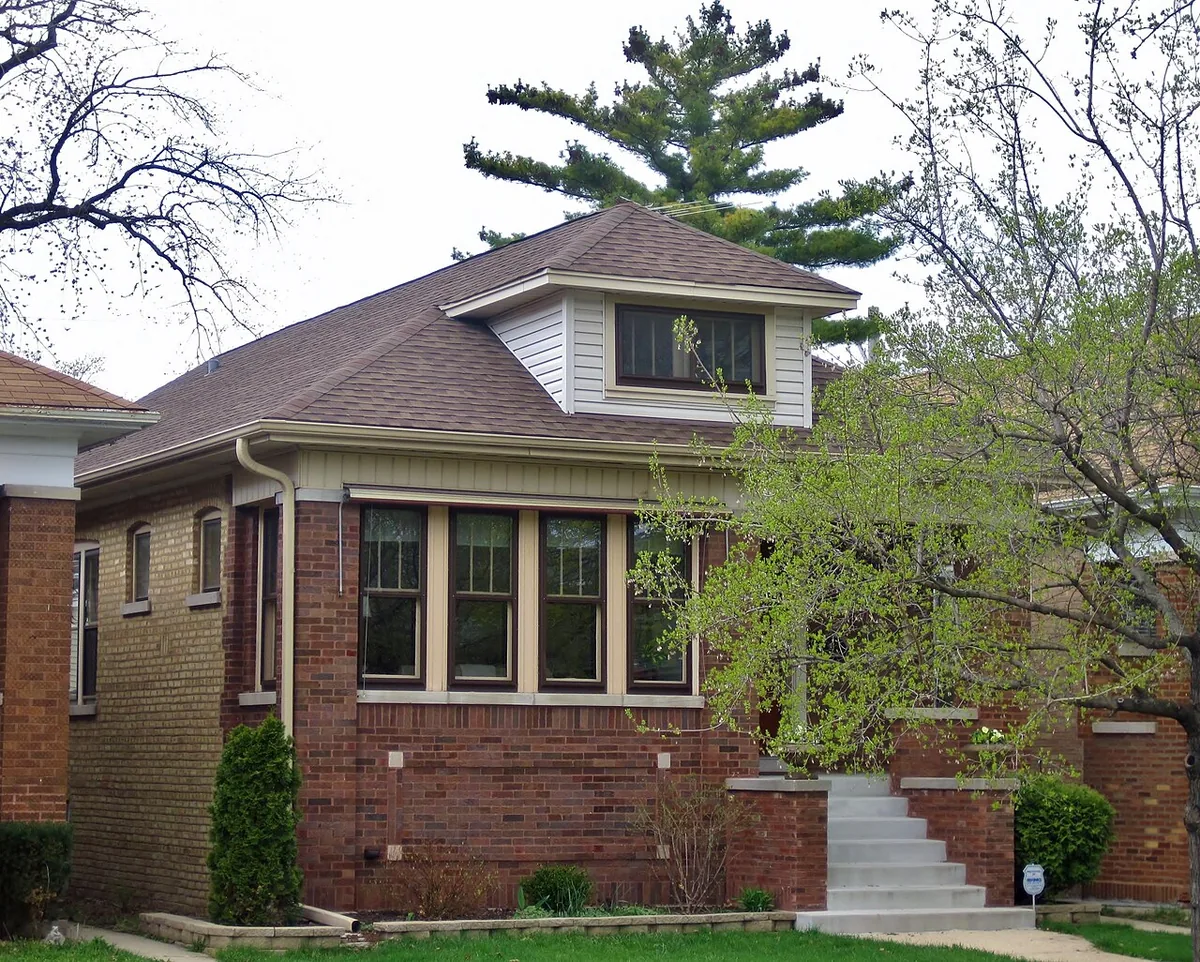 A brick house in Illinois