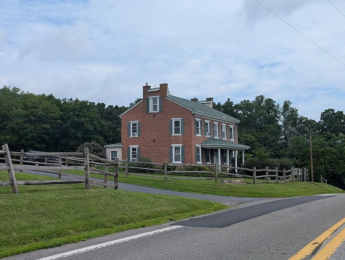 A red brick house in Pennsylvania