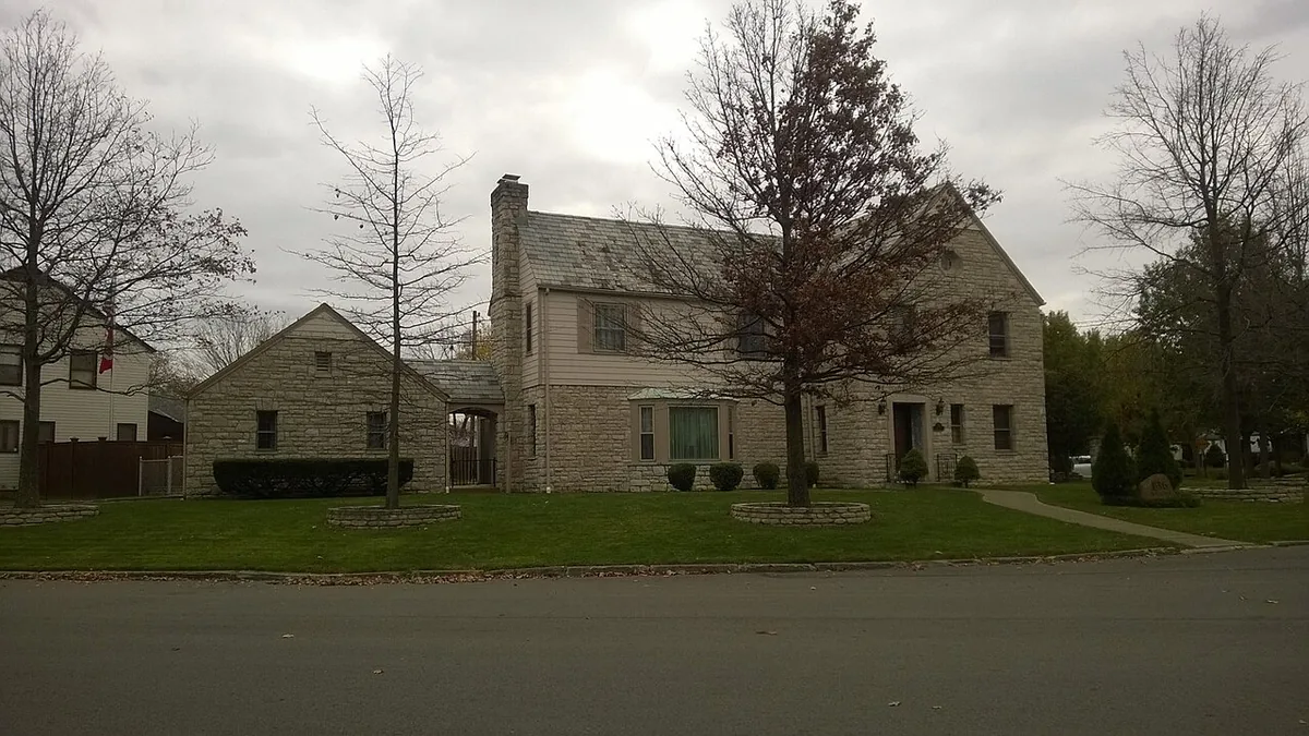 A stone house in Ohio