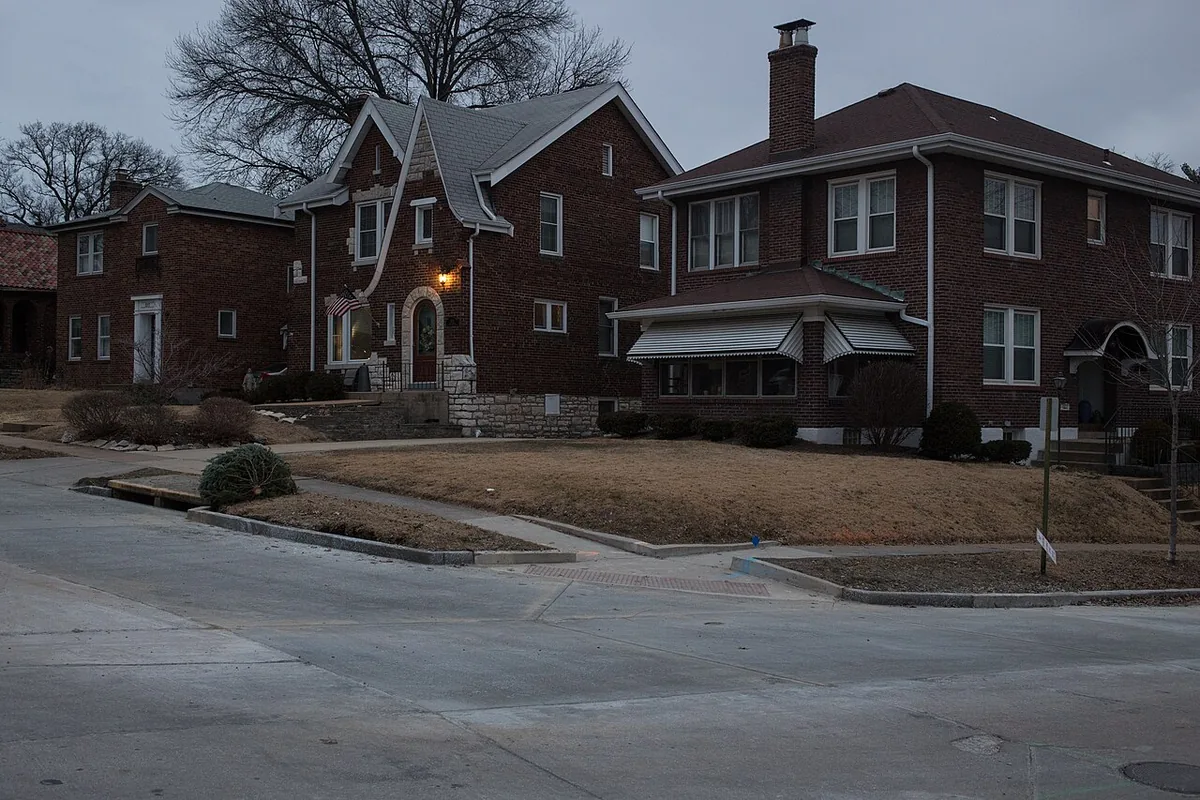 A brick house in Missouri