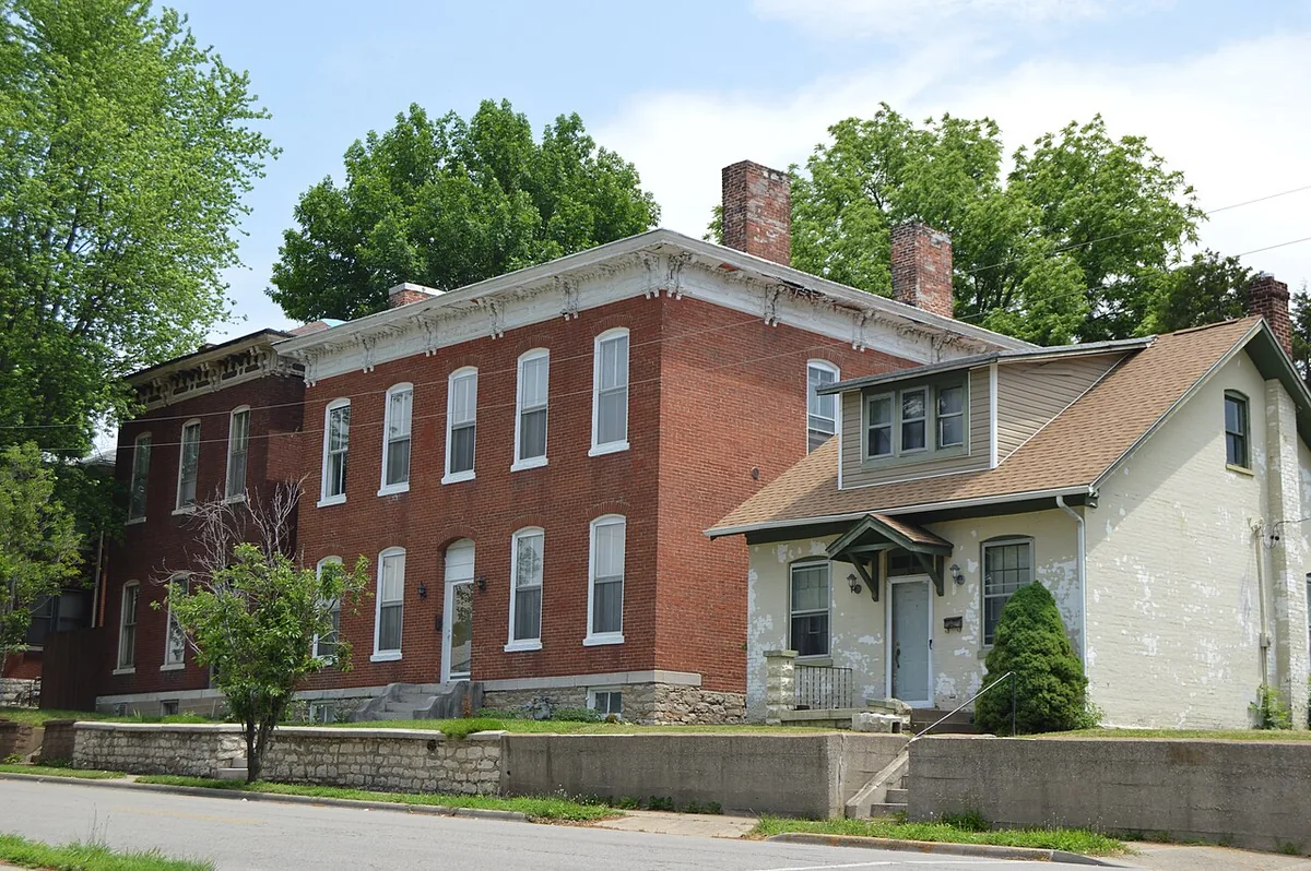 A brick house in Illinois