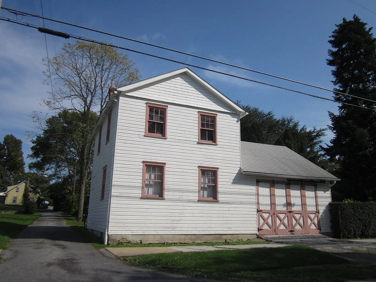 A white frame house in Pennsylvania