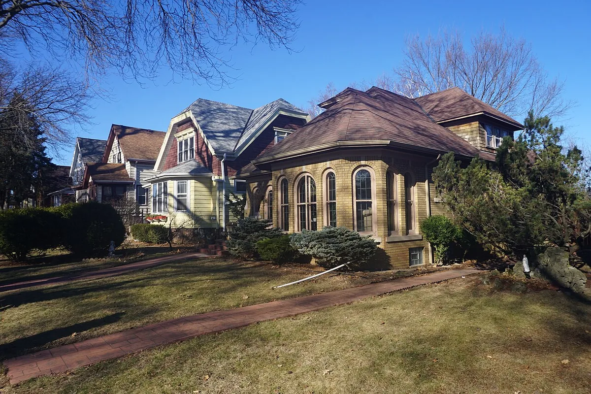 A brick house in Wisconsin