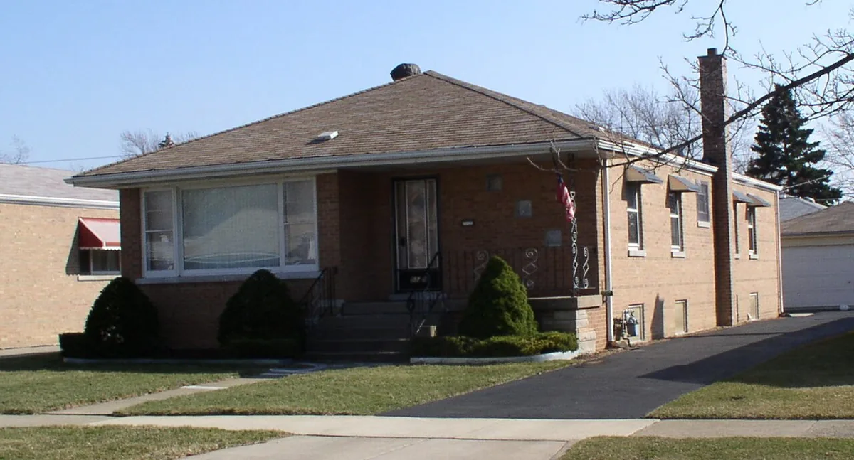A brick house in Illinois